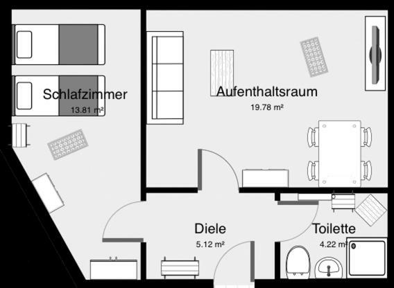 Ferienwohnung Ortrand - Pension Luaran gambar